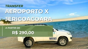 TRANSFER AEROPORTO FORTALEZA - JERICOACOARA (4x4 compartilhado)